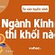 Ngành Kinh Tế Thi Khối Nào